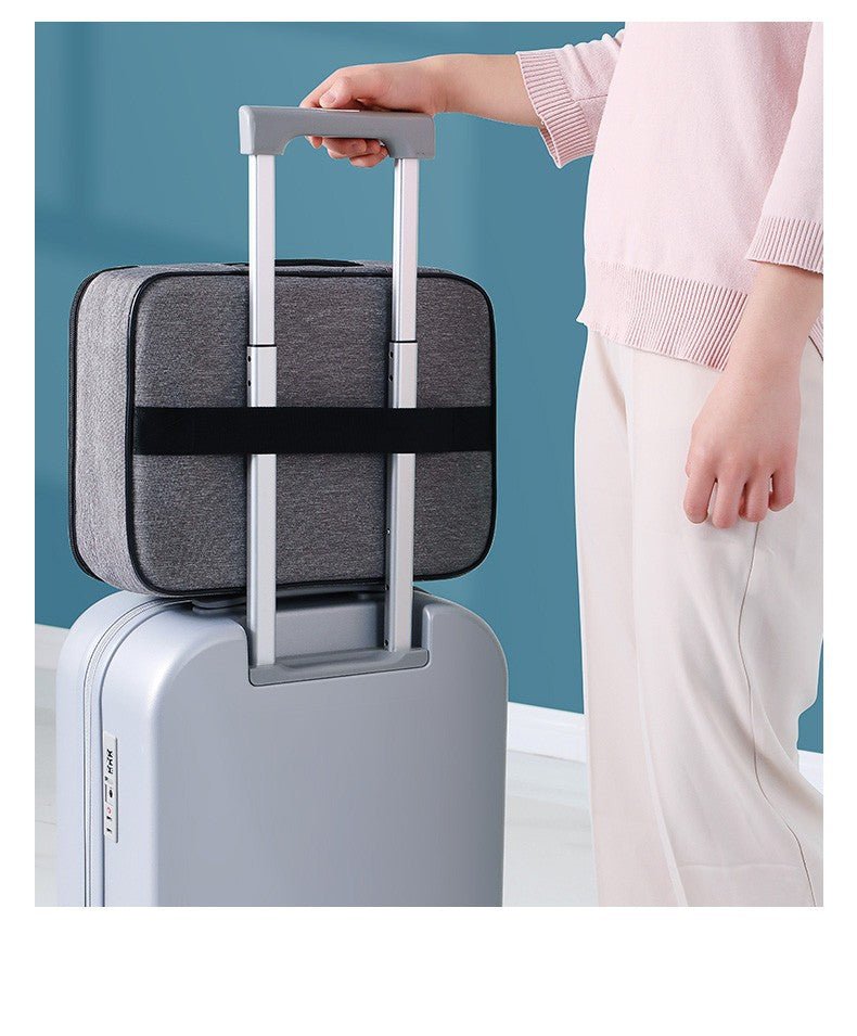 Multifunctional Travel Storage Bag, Cationic Waterproof Organizing Storage Zipper Bag, File And Passport Storage Bag With Combination Lock - Cozy Home Life