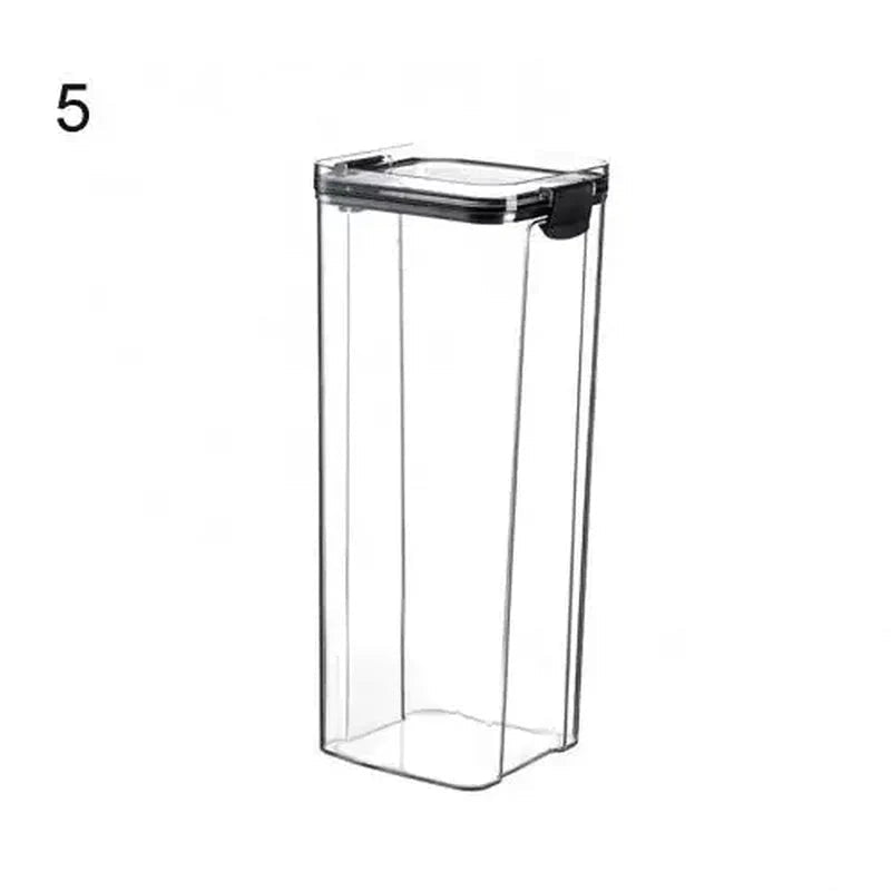 Multipurpose Food Storage Containers Set - Clear Jars with Lids for Cereal, Candy, and Dry Goods - Cozy Home Life