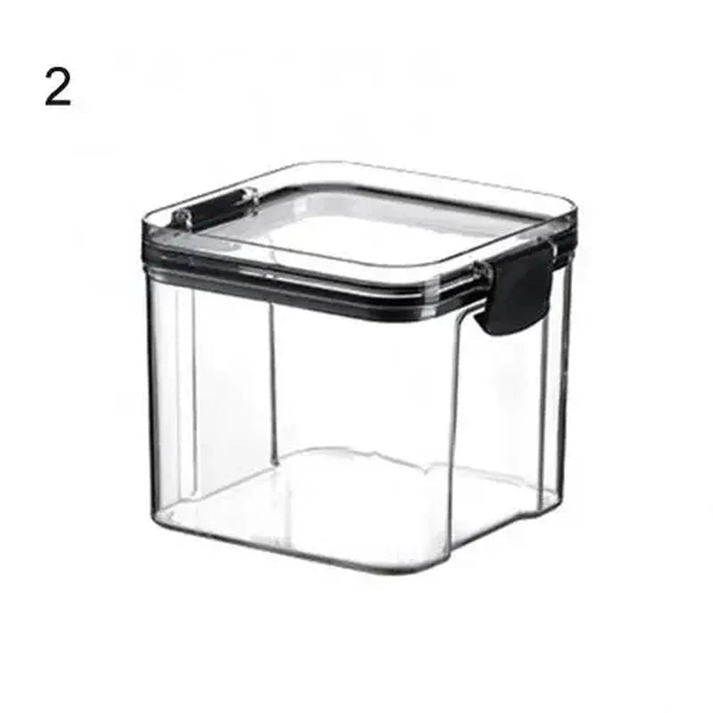 Multipurpose Food Storage Containers Set - Clear Jars with Lids for Cereal, Candy, and Dry Goods - Cozy Home Life