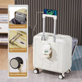 New Full - opening Multi - functional Luggage 18 - inch - Cozy Home Life