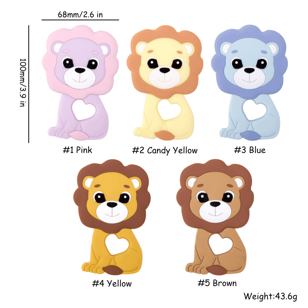 New Sets Baby Silicone Teether Rodent Silicone Animal Fox Teeth Chew Children Goods - Cozy Home Life