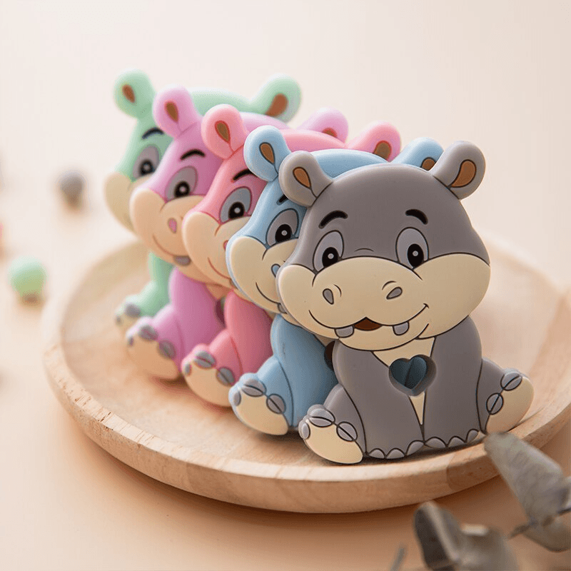 New Sets Baby Silicone Teether Rodent Silicone Animal Fox Teeth Chew Children Goods - Cozy Home Life