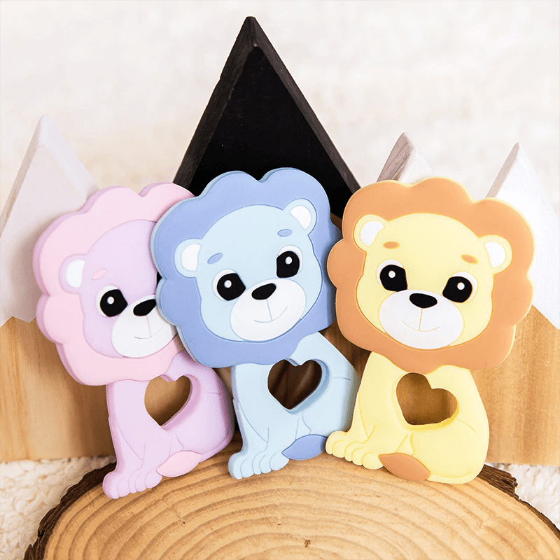 New Sets Baby Silicone Teether Rodent Silicone Animal Fox Teeth Chew Children Goods - Cozy Home Life