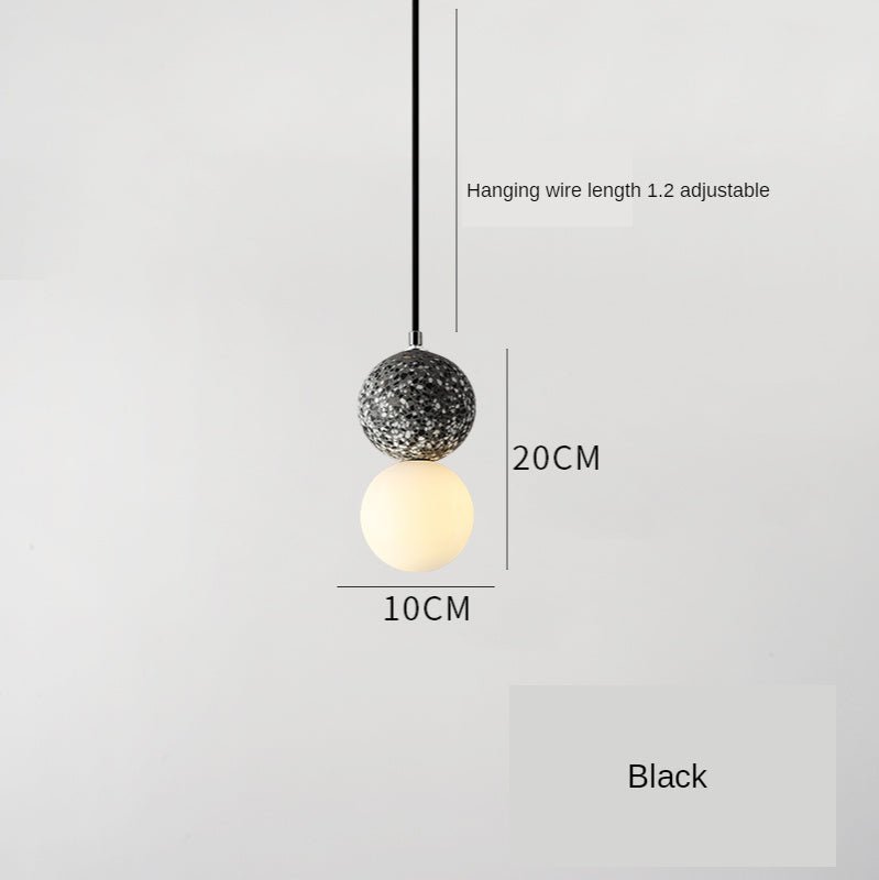 Nordic Ins Modern Cement Terrazzo Small Chandelier Restaurant Bar - Cozy Home Life