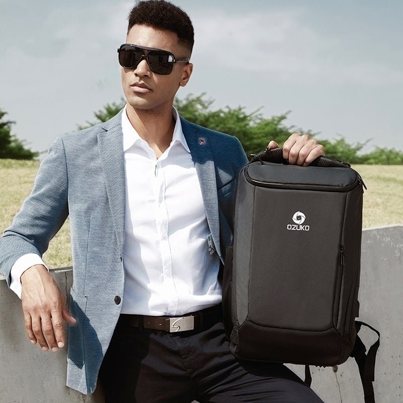 Outdoor Multifunctional Travel Bag Cross - border Waterproof 17 - inch Laptop Backpack - Cozy Home Life