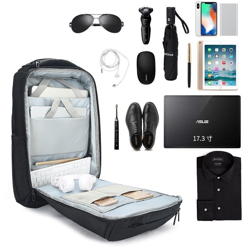 Outdoor Multifunctional Travel Bag Cross - border Waterproof 17 - inch Laptop Backpack - Cozy Home Life