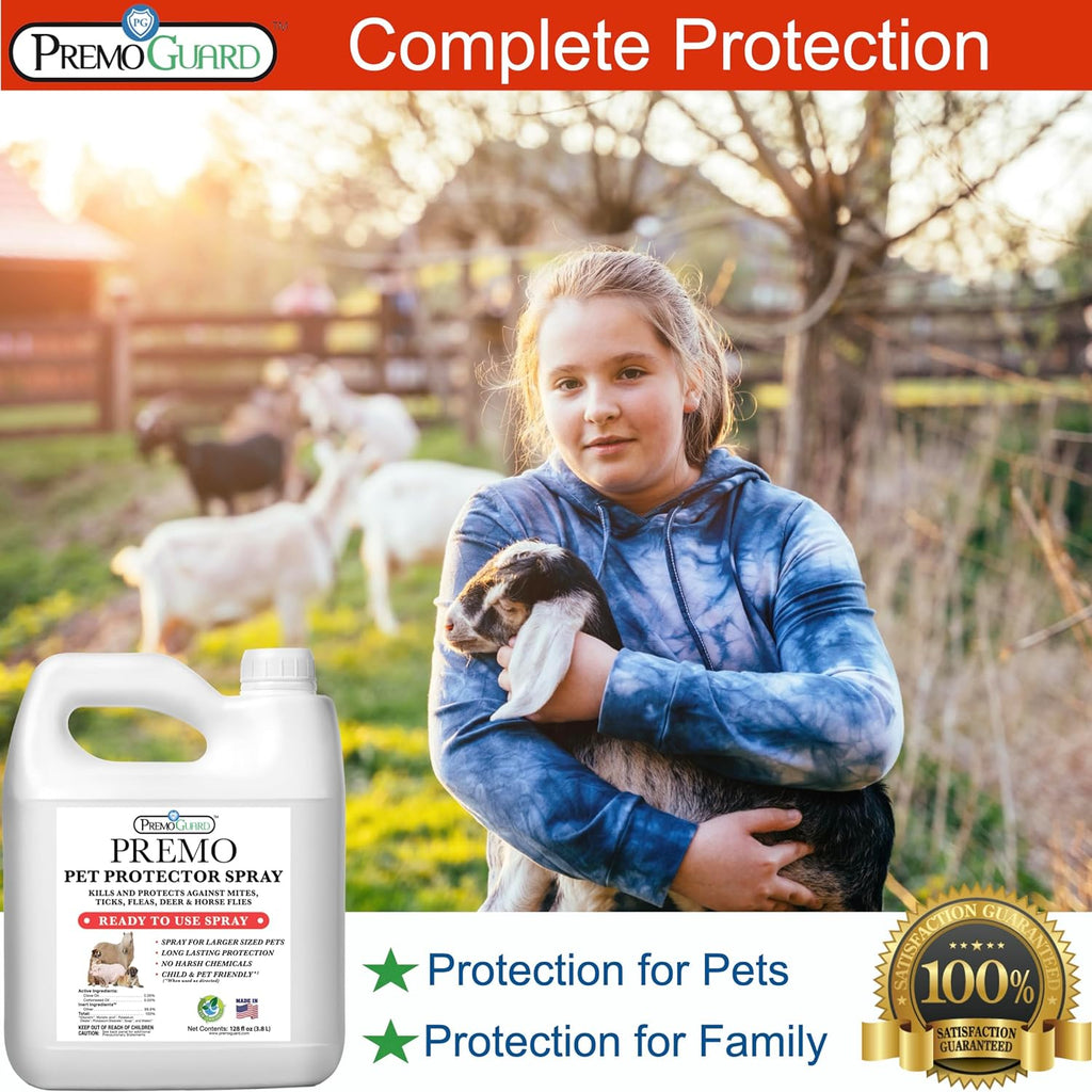 Pet Protector Spray 128 oz | Plant Based Non - Toxic Treatment | Premo Guard - Cozy Home Life