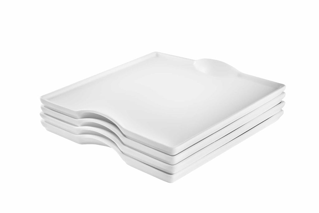 Square Porcelain Dinnerware Set - Cozy Home Life