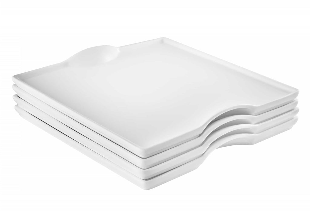 Square Porcelain Dinnerware Set - Cozy Home Life