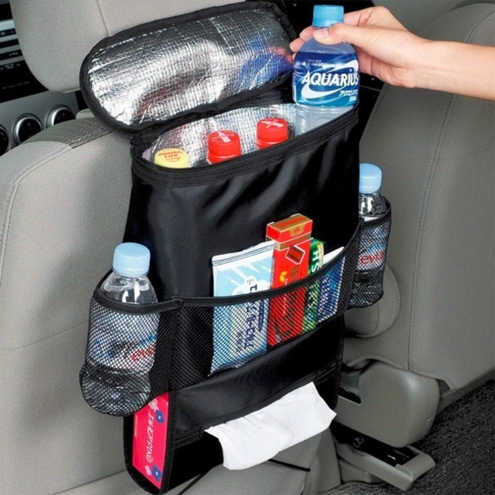 Universal Car Auto Seat Back Auto Car Seat Organizer Multi - Pocket Storage Bag Organizer Holder Travel Hanger - Cozy Home Life
