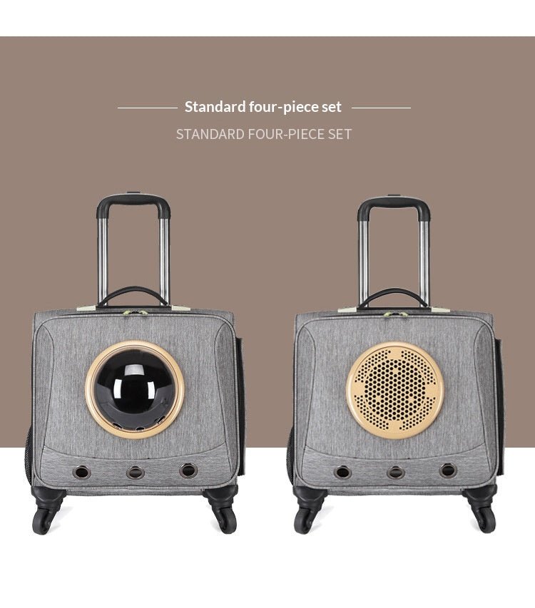 Universal - wheel Portable Pet Travel Carrier - Cozy Home Life