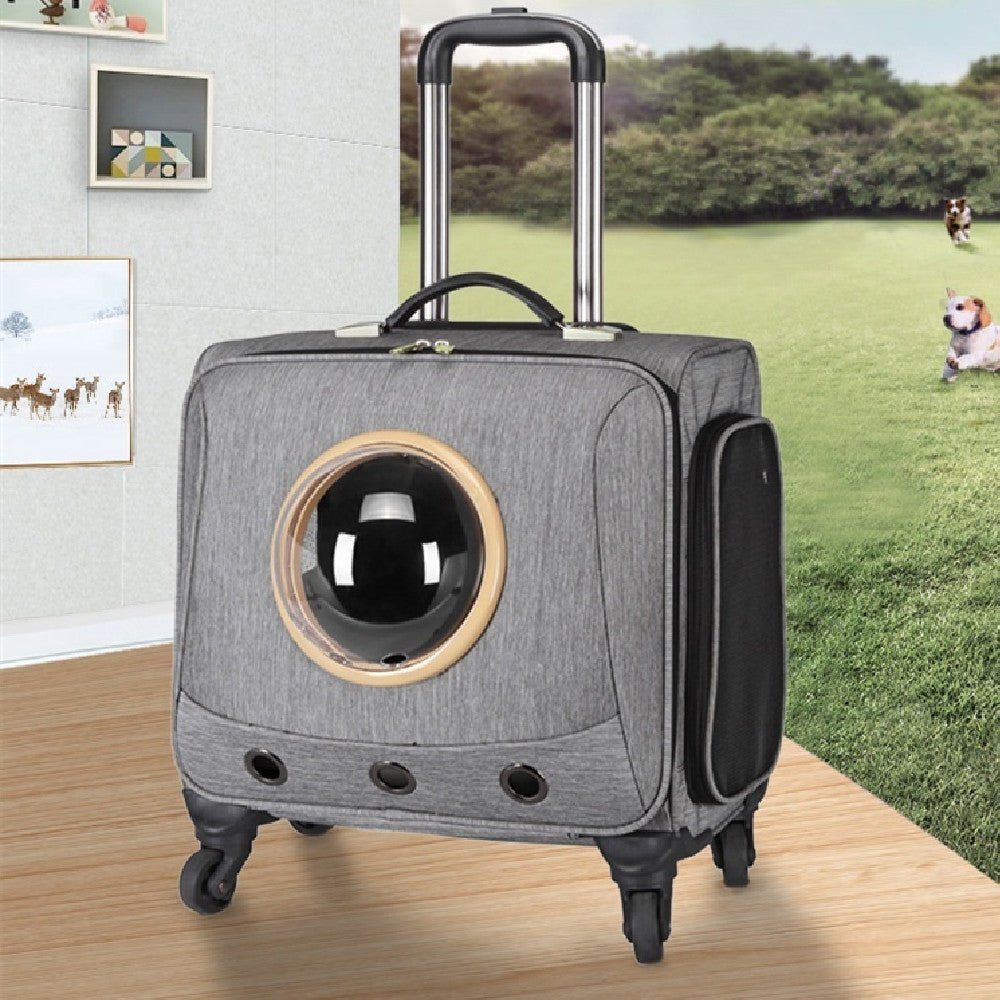 Universal - wheel Portable Pet Travel Carrier - Cozy Home Life
