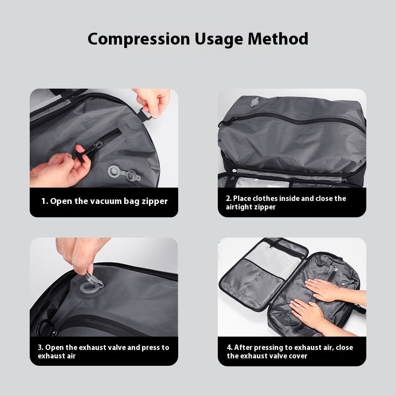 Vacuum Compression Backpack Travel Computer Business - Cozy Home Life