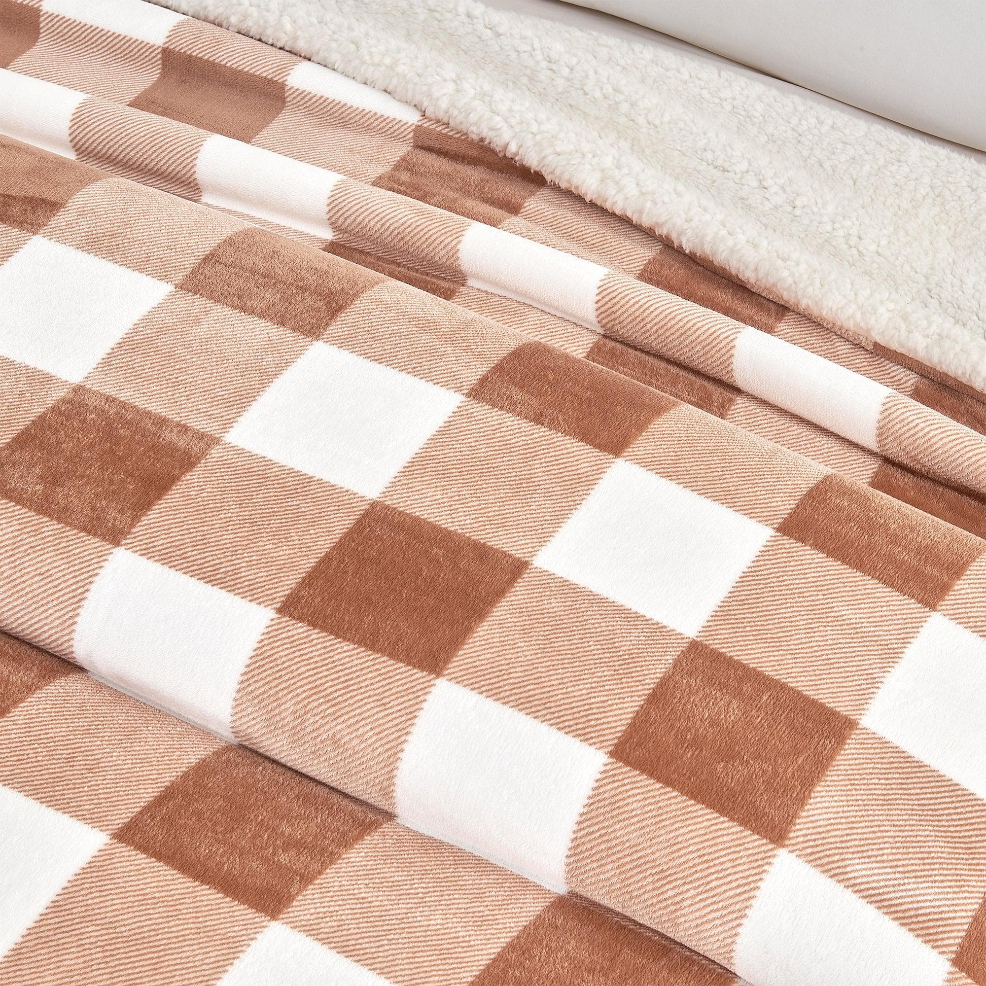 Velvet Plush Sherpa Luxury Bed Blanket - Kinsley Collection - Cozy Home Life