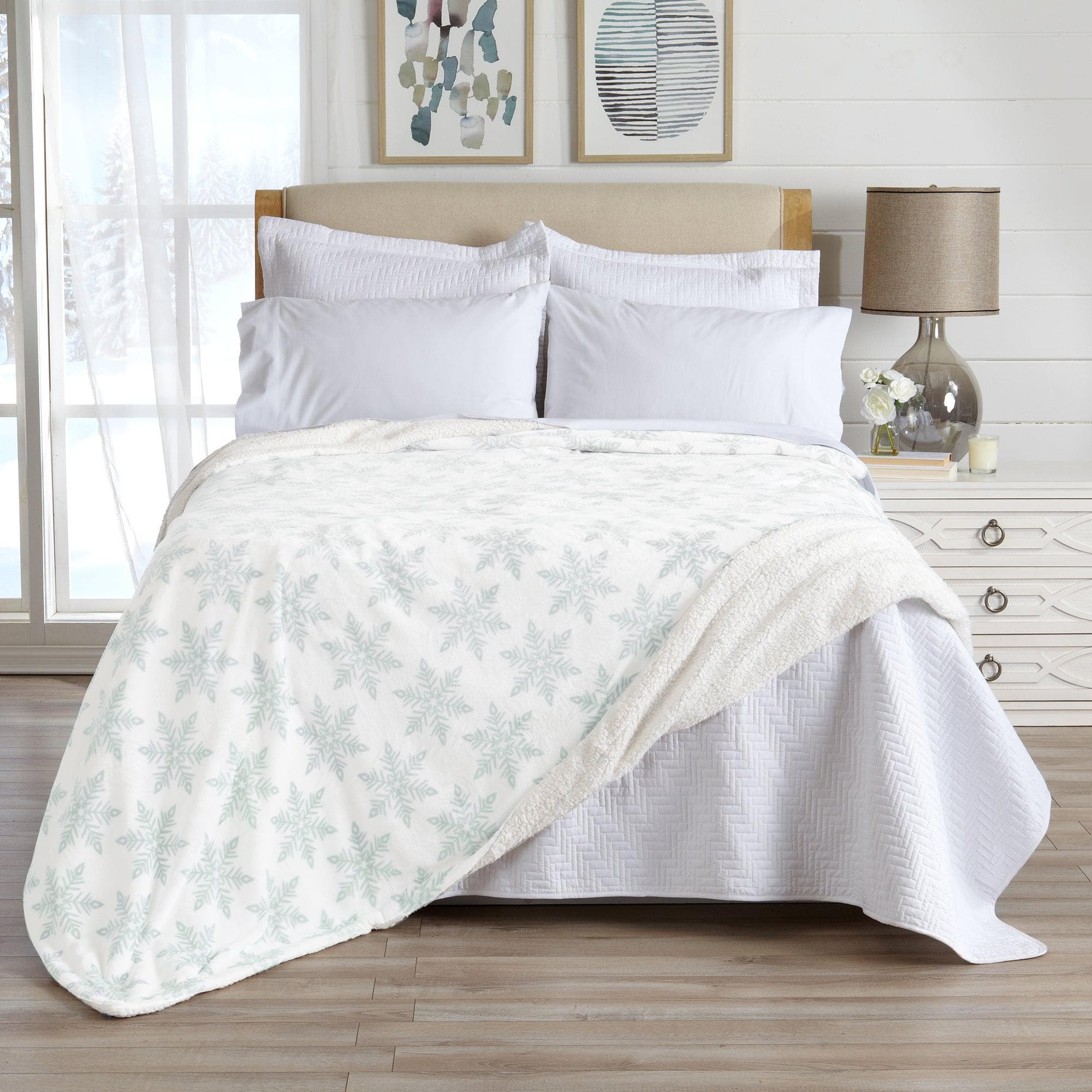 Velvet Plush Sherpa Luxury Bed Blanket - Kinsley Collection - Cozy Home Life