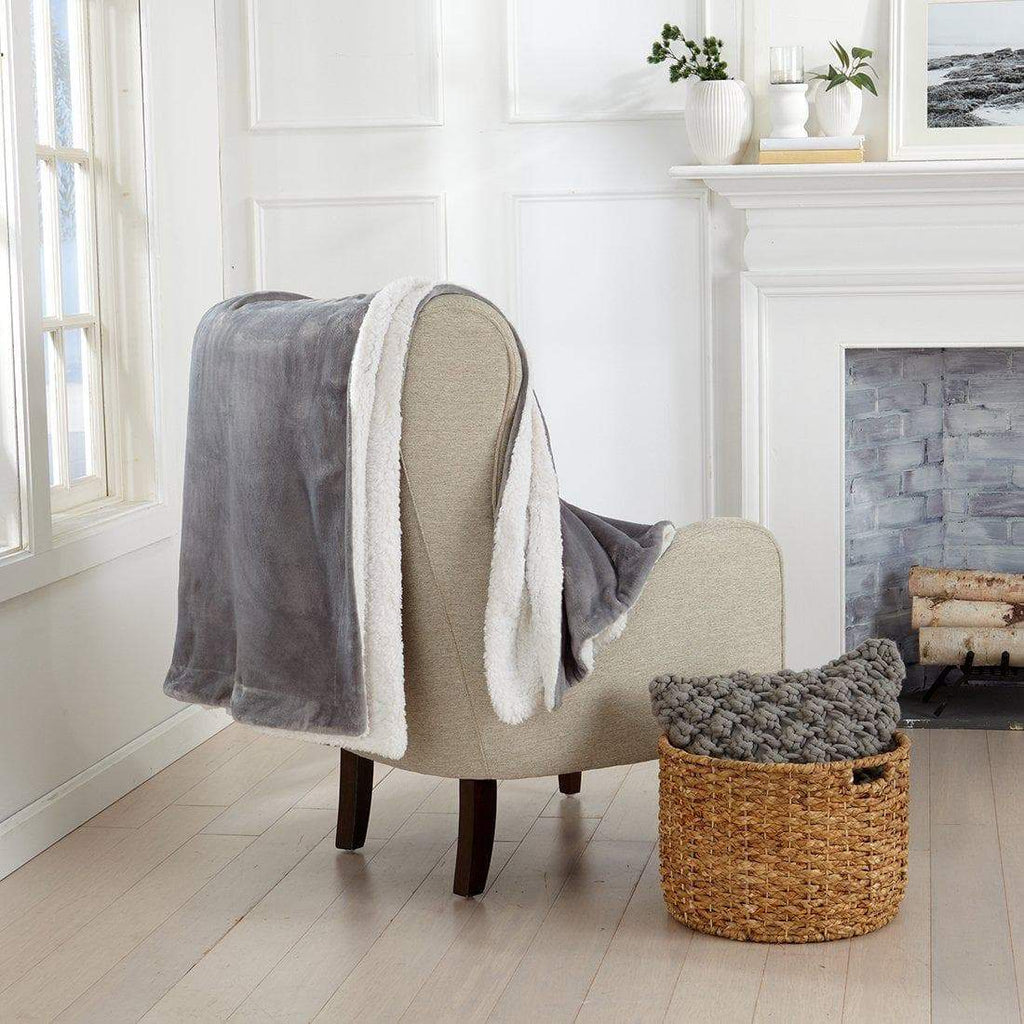 Velvet Plush Sherpa Luxury Bed Blanket - Kinsley Collection - Cozy Home Life