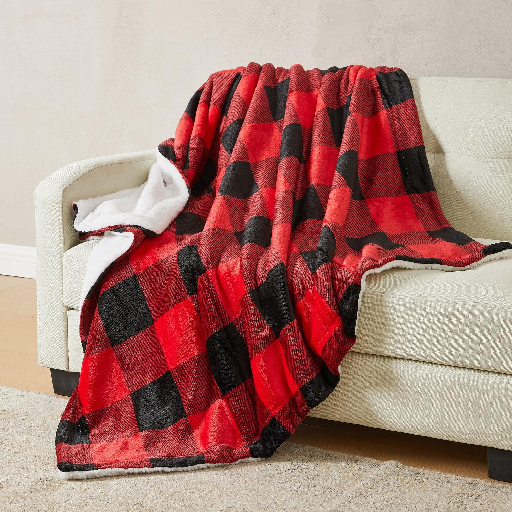 Velvet Plush Sherpa Luxury Bed Blanket - Kinsley Collection - Cozy Home Life