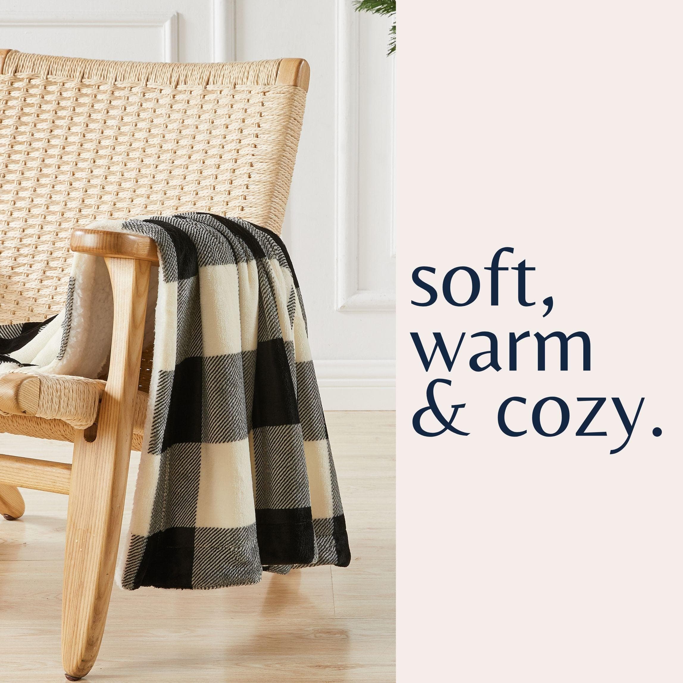 Velvet Plush Sherpa Luxury Bed Blanket - Kinsley Collection - Cozy Home Life