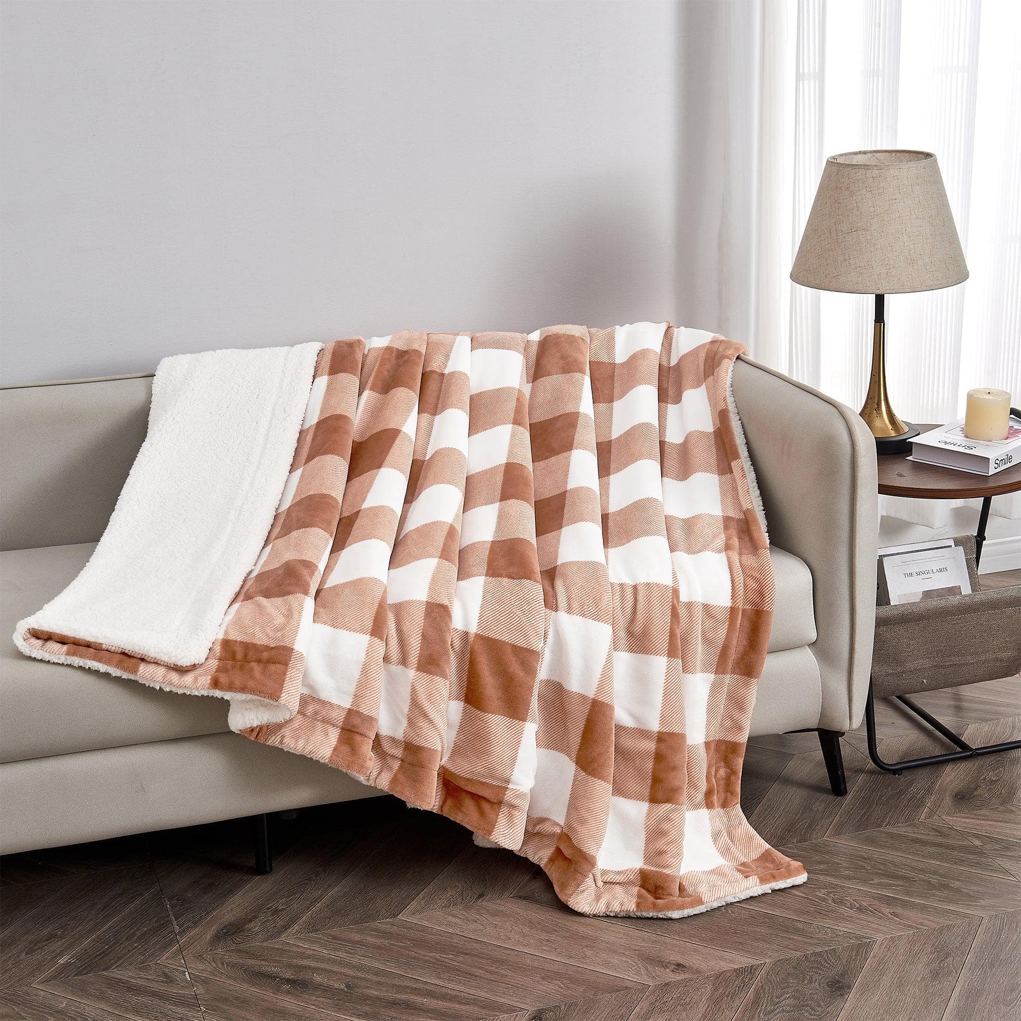 Velvet Plush Sherpa Luxury Bed Blanket - Kinsley Collection - Cozy Home Life