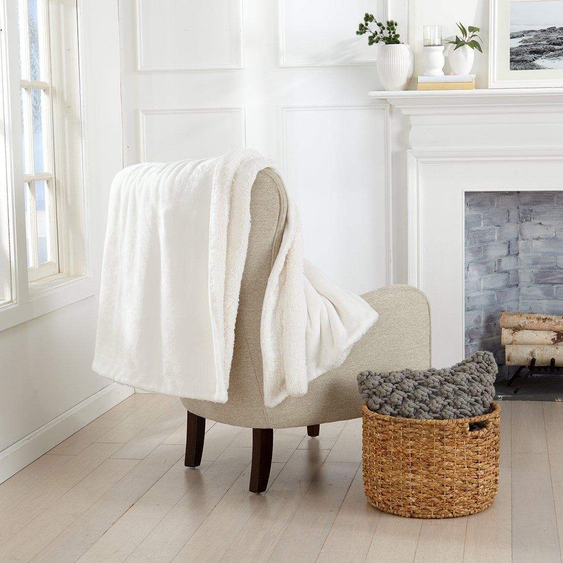 Velvet Plush Sherpa Luxury Bed Blanket - Kinsley Collection - Cozy Home Life