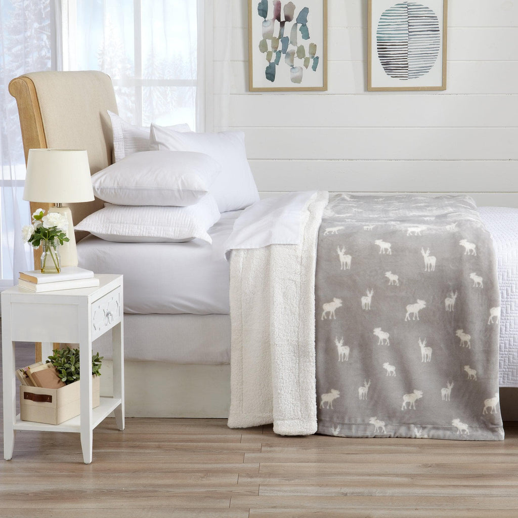 Velvet Plush Sherpa Luxury Bed Blanket - Kinsley Collection - Cozy Home Life