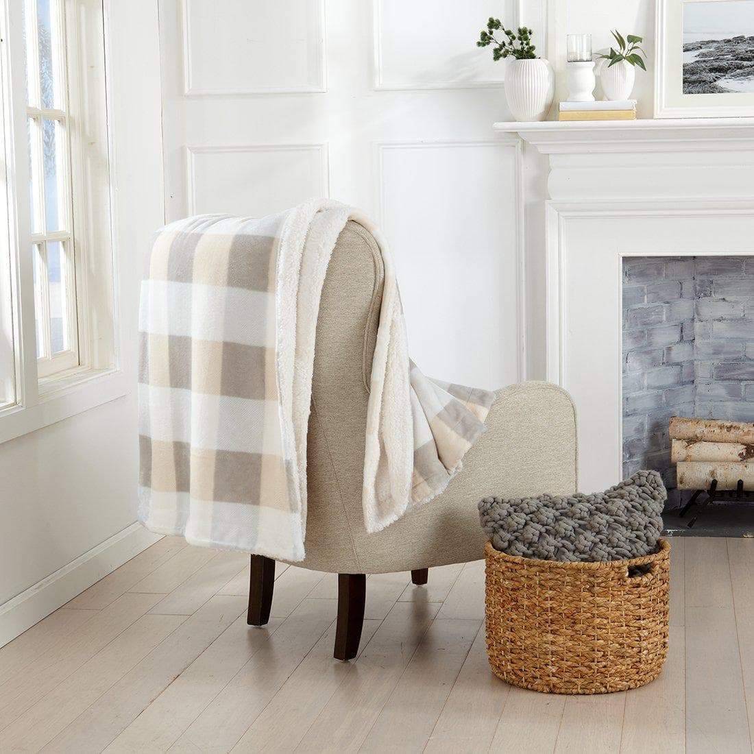 Velvet Plush Sherpa Luxury Bed Blanket - Kinsley Collection - Cozy Home Life