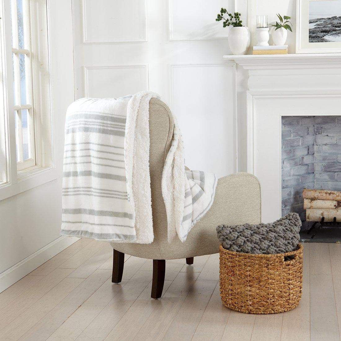 Velvet Plush Sherpa Luxury Bed Blanket - Kinsley Collection - Cozy Home Life
