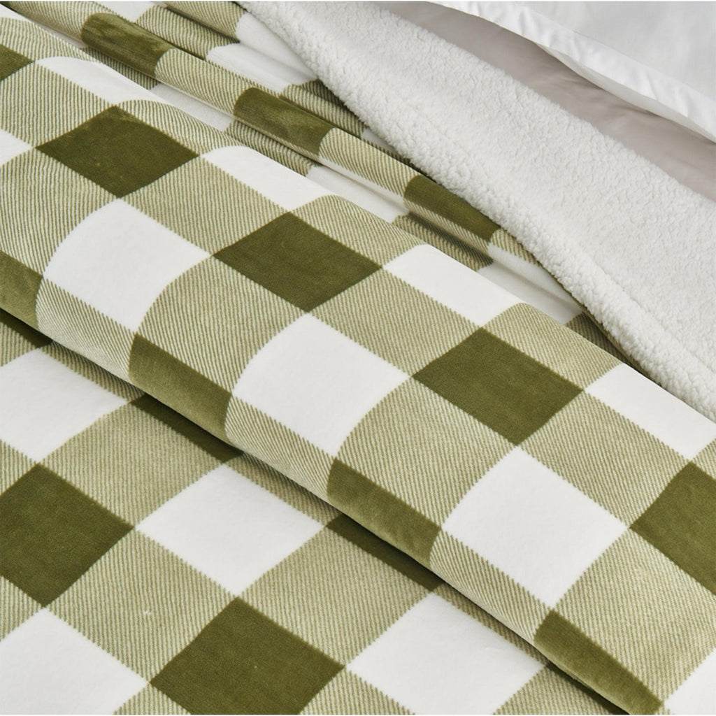 Velvet Plush Sherpa Luxury Bed Blanket - Kinsley Collection - Cozy Home Life