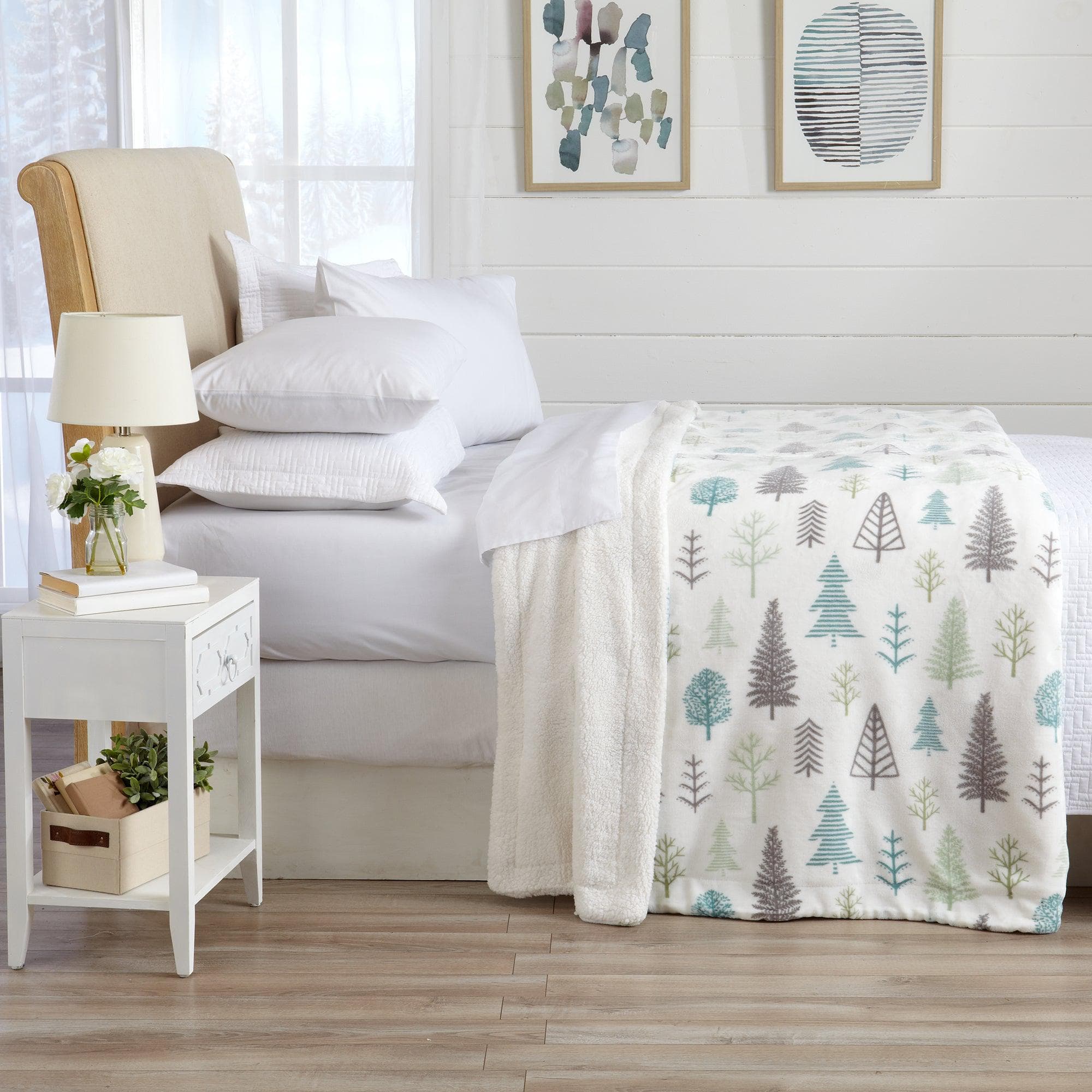 Velvet Plush Sherpa Luxury Bed Blanket - Kinsley Collection - Cozy Home Life