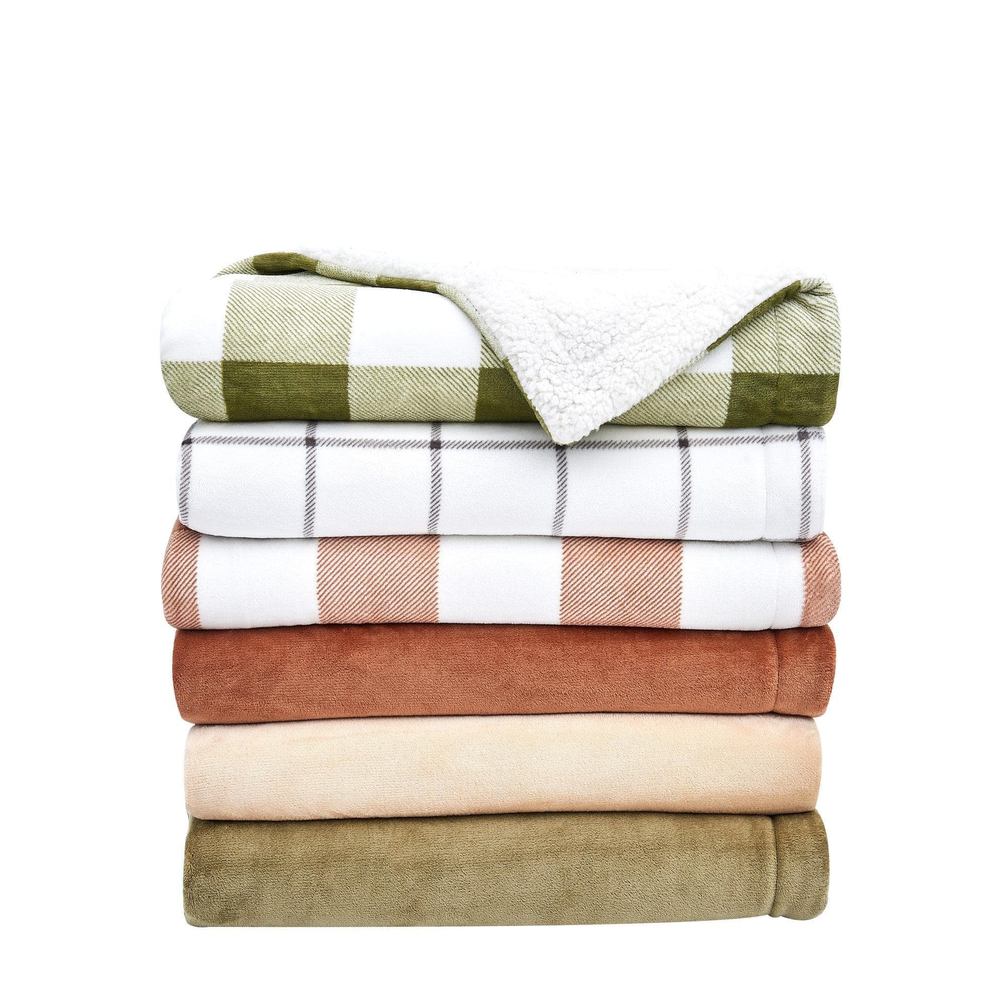 Velvet Plush Sherpa Luxury Bed Blanket - Kinsley Collection - Cozy Home Life
