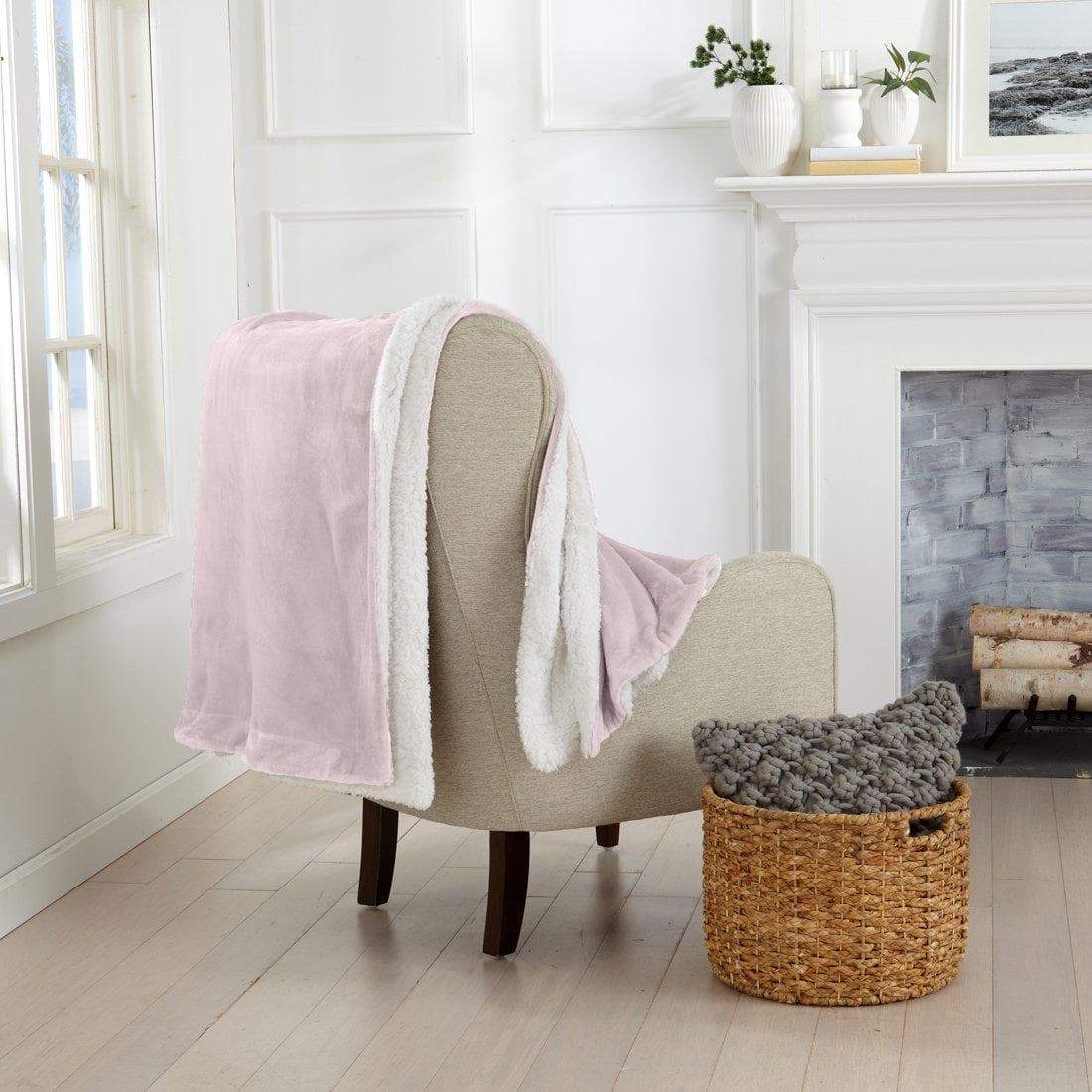 Velvet Plush Sherpa Luxury Bed Blanket - Kinsley Collection - Cozy Home Life