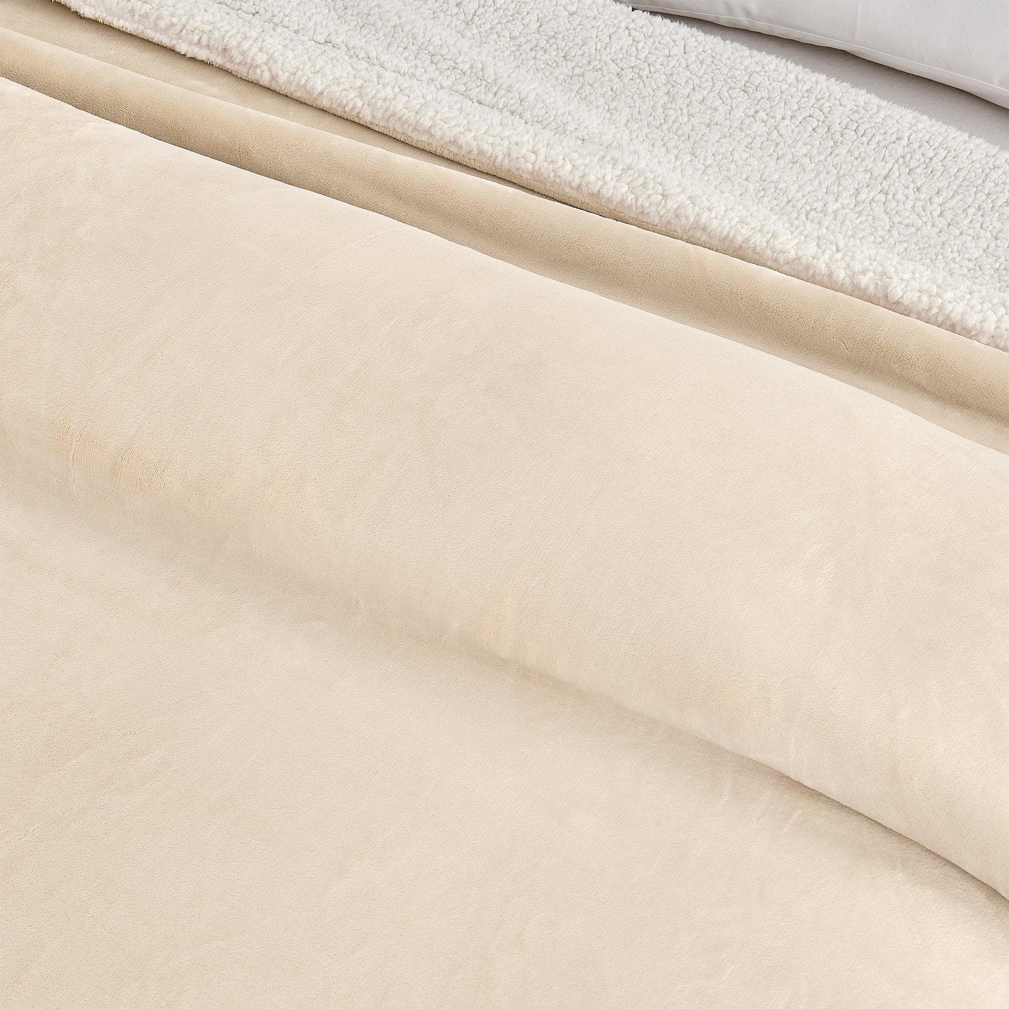 Velvet Plush Sherpa Luxury Bed Blanket - Kinsley Collection - Cozy Home Life
