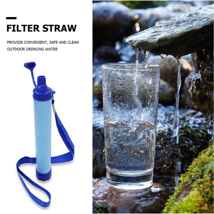 Water Filters Straw Hiking Camping Outdoor Travel Personal Emergency Survival Tools Summer Life Straw - Cozy Home Life