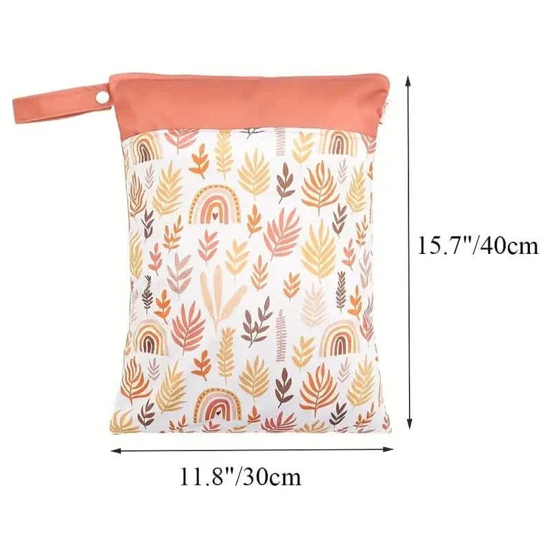 Waterproof Reusable Wet Bag Wet Dry Bags For Cloth Diapers & Breast Pump Parts - Cozy Home Life