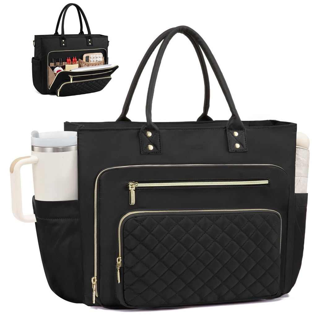 Womens Travel Work Bag With A Large Cup Holder - Cozy Home Life