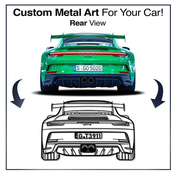 Your Personalized Car Metal Wall Art - MT1113 - Cozy Home Life